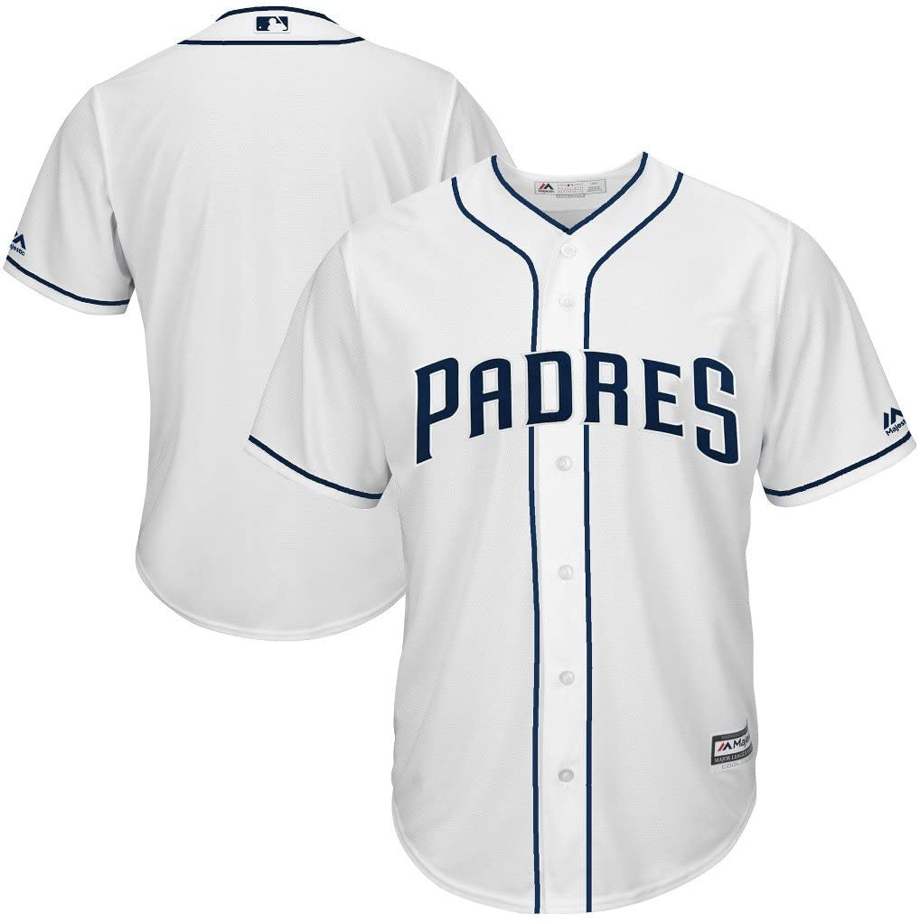 Men's San Diego Padres White Stitched Baseball Jersey